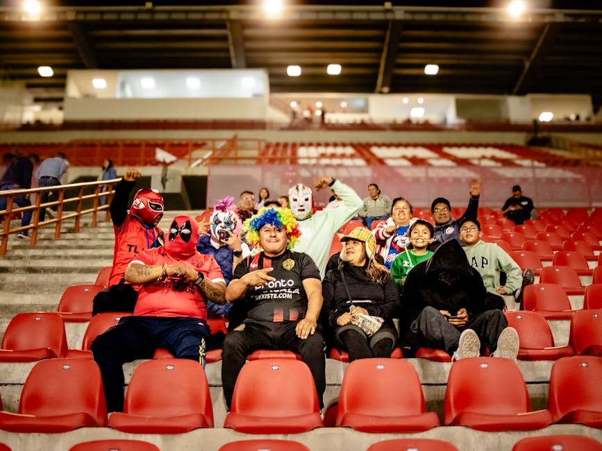 Entertainment event with performers and excited audience